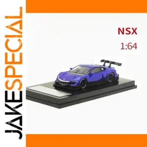 Blue Diecast NSX GT500 Model, 1:64 Scale