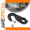 Black Aluminum Derailleur Hanger Tail Hook for Compatibility