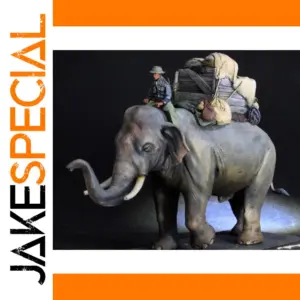 Vietnam War Elephant 1/35 Resin Model Kit