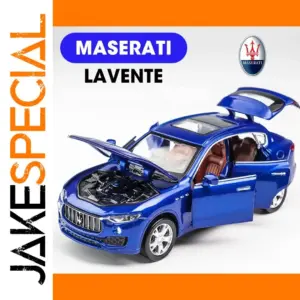 Blue Maserati Levante Model Car 1:32 Scale