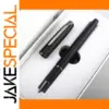 Elegant Black Metal Fountain Pen Model 916