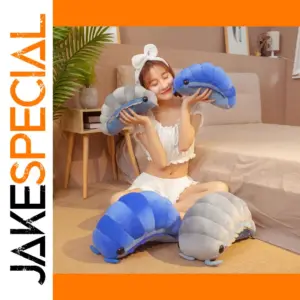 Plush Pill Bug Toy in Multiple Sizes and Colors