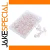 Transparent Push Pins Set of 100
