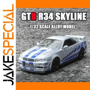 Mini Auto GTR R34 Skyline 1:32 Scale Model