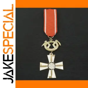 Finnish Freedom Medal Badge with Ribbon