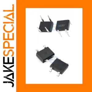 10-Pack DIP-4 Bridge Rectifiers 1000V 2A