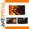 Vibrant Flame Car Flag 90 x 150 cm