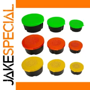 Vibrant Set of 3 Fishing Bait Containers