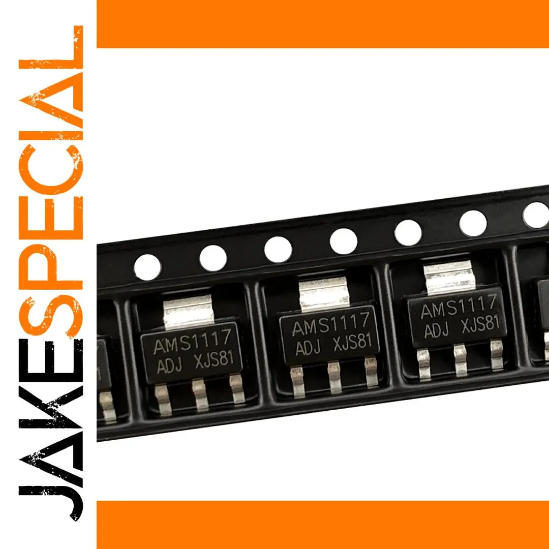 Set of 100 AMS1117 Voltage Regulators SOT-89 1 Set of 100 AMS1117 Voltage Regulators SOT-89