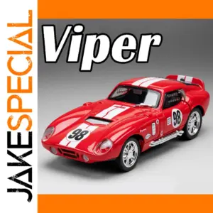 Red Mustang Shelby Cobra Viper Diecast Model 1:32 Scale