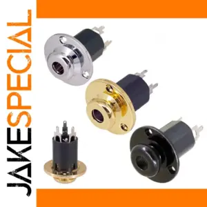 Guitar Output Socket with Brass Finish