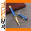 Matte Blue 0.7mm Fine Fountain Pen