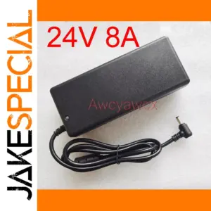 24V 8A Durable Power Adapter for Industrial Use