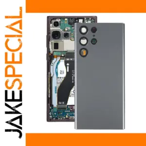 Grey Replacement Back Cover for Samsung Galaxy S22 Ultra