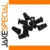 10-Pack 4.1mm Black PVC Cable Gland Connectors
