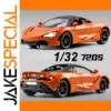 Vibrant Orange 1:32 Diecast Alloy Car Model