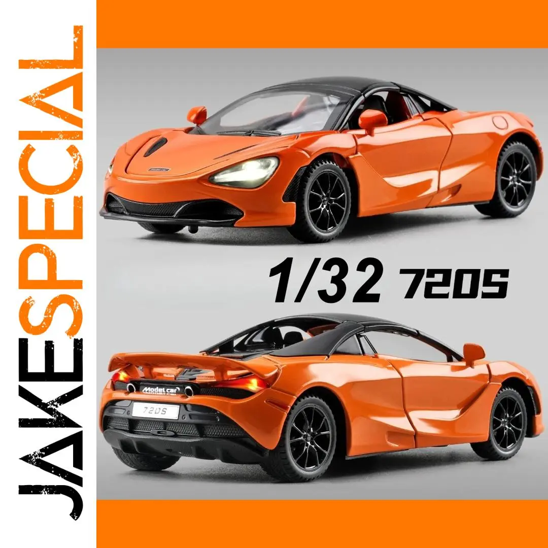 Vibrant Orange 1:32 Diecast Alloy Car Model 1 Vibrant Orange 1:32 Diecast Alloy Car Model
