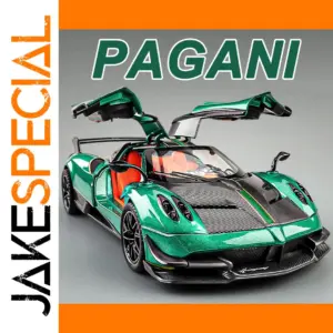 Green Pagani Huayra BC 1:24 Diecast Model