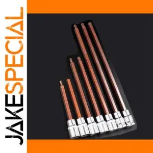 Professional Hex Bit Socket Set with Extended Reach