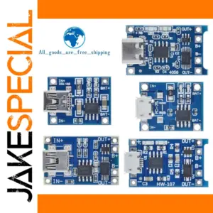 Set of Five Micro USB Charging Modules 5V 1A