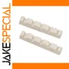 White Plastic Nut for 5-String Bass Guitars