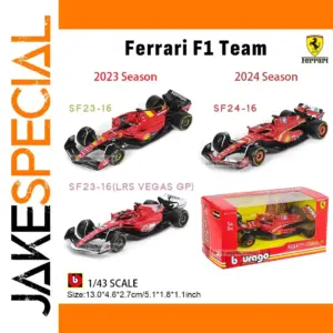 Vibrant Red Ferrari F1 Model 1:43 Scale