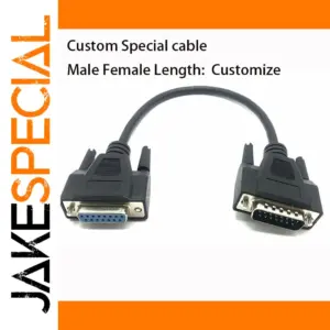 Custom 28 AWG DB15 Communication Cable 7m