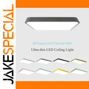 Ultra-Thin 96W LED Ceiling Light 82,000 Lumens