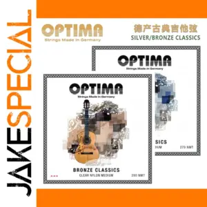 Optima Classical Guitar String Sets - Silver & Bronze