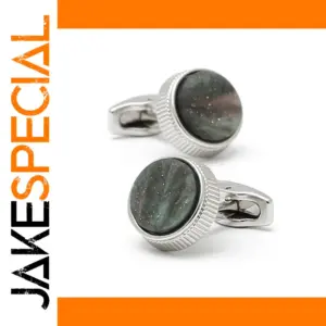 Green Marble Starlight Cufflinks