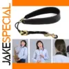 Black Leather Wind Instrument Neck Strap for Saxophone and Clarinet