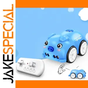 Blue Piglet Remote Control Car for Kids