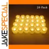 Set of 24 Flickering LED Tealight Candles