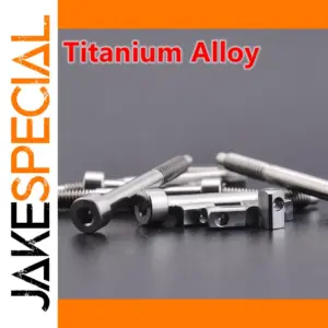 Titanium Alloy Guitar Locking Screw Set for 6-8 Strings