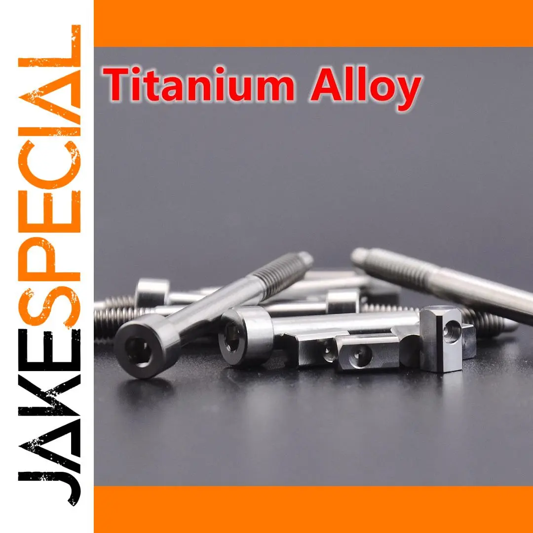 Titanium Alloy Guitar Locking Screw Set for 6-8 Strings 1 Titanium Alloy Guitar Locking Screw Set for 6-8 Strings