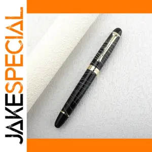 Elegant Jinhao X450 Metal Fountain Pen with Silver Stripes