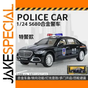 1:24 Mercedes-Maybach S680 Police Model