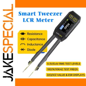 FNIRSI LCR-ST1 Portable Smart Tweezer LCR Tester