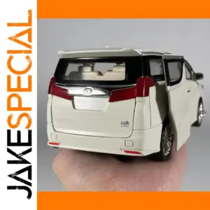 White Toyota Alphard 1:24 Diecast Model