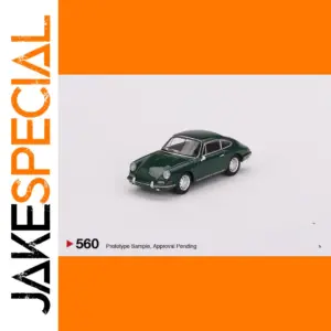 Vintage 1963 Alloy Car Model in Dark Green