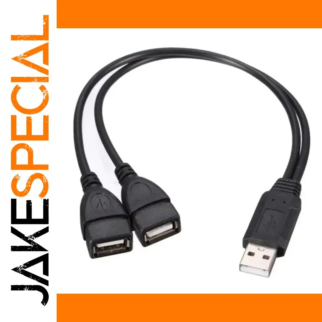 USB 2.0 Double Splitter Cable 15/30cm 1 USB 2.0 Double Splitter Cable 15/30cm