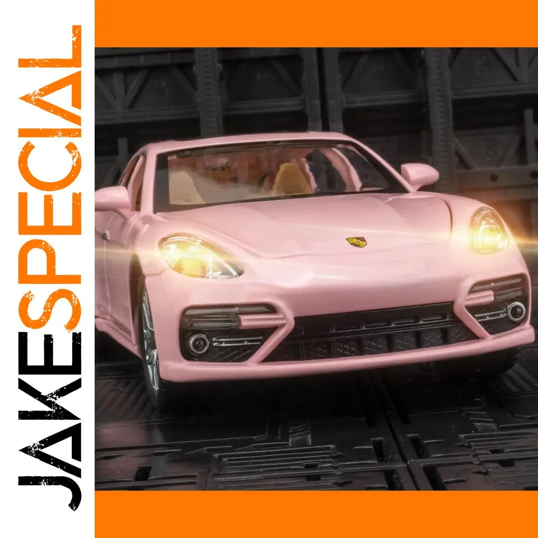 Pink Porsche Panamera Model 1:24 Scale 1 Pink Porsche Panamera Model 1:24 Scale