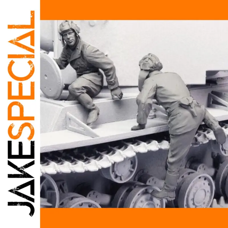 Unveil History with the WWII Tank Crew Model Kit 1:35 Scale Unpainted 1 439e0bee3f8541c3ae0d566b product image