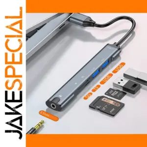 5-in-1 Type-C Hub with Card Reader