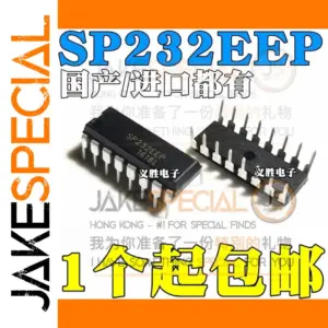Set of 5 DIP16 MAX232EPE Transceiver Chips
