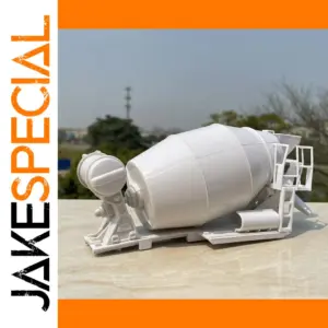White 1:32 Scale Cement Mixer Model