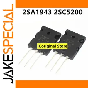 High-Power Transistor Pair for Audio Amplifiers