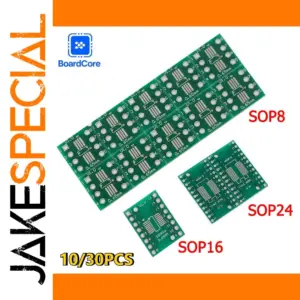 PCB Adapter Boards Set for SMD to DIP Conversion