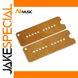 Z30 Brass P90 Pickup Baseplates 81x30mm Set