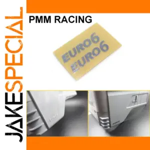 Euro 6 Metal Badge for RC Trucks